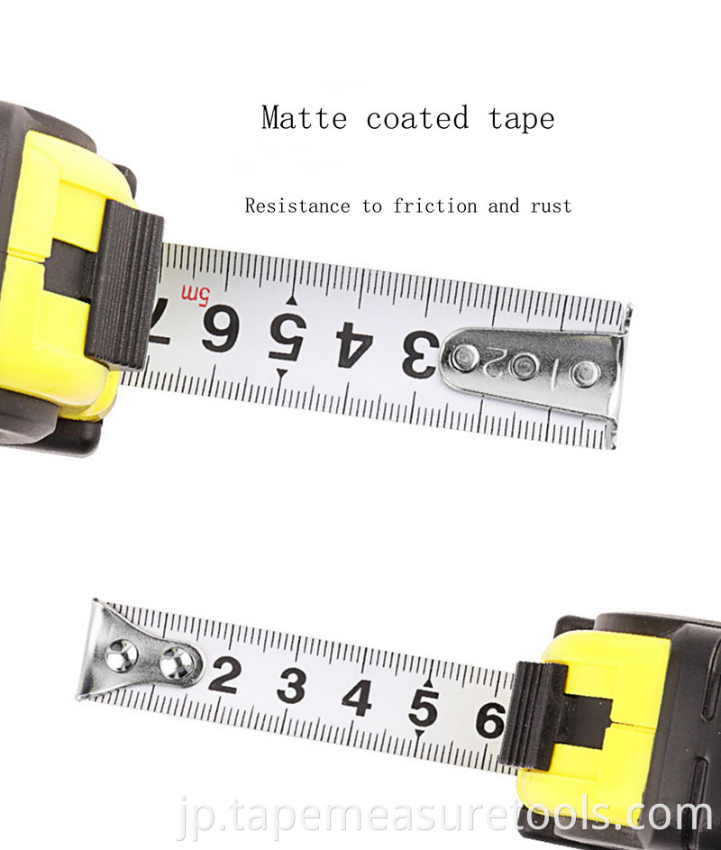 カスタマイズされたロゴ2m3m 5m7.5mビルダー測定テープゴム測定テープ